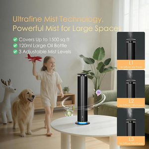 Professional Luxury Tower Fragrance Diffuser <b>Home</b> Scent Diffuser Pure <b>Essential</b> Oil Aroma Hotel Desktop Aromatherapy Diffuser - Product Image 3