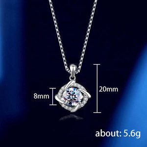 สร้อยคอจี้รูปกังหันลมโคลเวอร์สำหรับผู้หญิง สร้อยยาวสำหรับใส่กับเสื้อสเวตเตอร์ เครื่องประดับแฟชั่น - Product Image 4