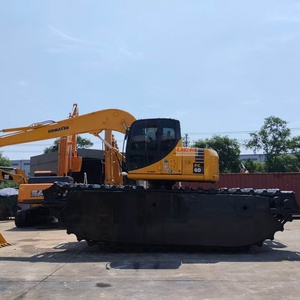 รถขุดไฮดรอลิกแบบตีนตะขาบ Sany 60C มือสอง ขนาด 6 ตัน ยี่ห้อ Doosan Volvo Isuzu เครื่องจักรก่อสร้างแบบสะเทินน้ำสะเทินบก พร้อมมอเตอร์ปั๊มเกียร์หลัก - Product Image 3