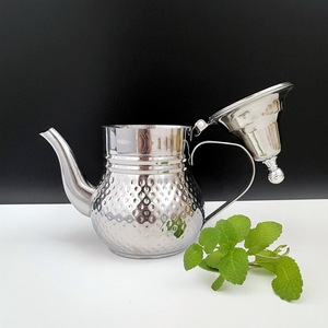 Caffettiera e Teiera Marocchina in Acciaio Inox con Design Vintage di Lusso Bohémien, Prodotta in Cina - Product Image 3