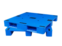 NEXARA Rayonnage industriel HDPE Charge 4t 1208 1200*800*150mm Surface plane Palette à trois canaux pour chariot élévateur