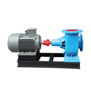 Pompe centrifuge à étage unique à faible levage à grand débit Pompe à débit mixte horizontale Pompe à eau d'irrigation agricole HW