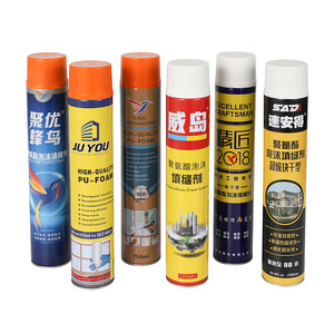 Construction en <span class=keywords><strong>mousse</strong></span> de <span class=keywords><strong>polyuréthane</strong></span> de haute qualité 750ml <span class=keywords><strong>mousse</strong></span> de pulvérisation PU imperméable à l'<span class=keywords><strong>eau</strong></span> en expansion - Product Image 4
