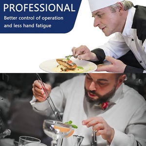 TOALLWIN utensilios de cocina barbacoa freír comida servir pinzas clip de barbacoa <span class=keywords><strong>parrilla</strong></span> abrazaderas utensilios de comida pinzas de acero inoxidable - Product Image 4