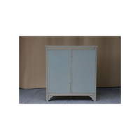 Elegante Mueble Moderno para Vino de 2 Piezas en Madera de Caoba Sólida con Capacidad para 10-19 Botellas y Portavasos