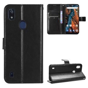 Funda de lujo tipo billetera de cuero PU Crazy Horse para teléfono celular <span class=keywords><strong>Verve</strong></span> Connect ZTE Z6103 - Product Image 3