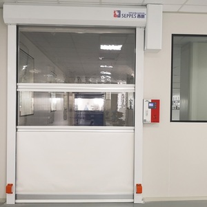 Fabricante de puertas rápidas de PVC, cuarto de <span class=keywords><strong>ducha</strong></span> de aire, puertas enrollables industriales de alta velocidad entrelazadas, cuarto limpio, <span class=keywords><strong>puerta</strong></span> especial - Product Image 5