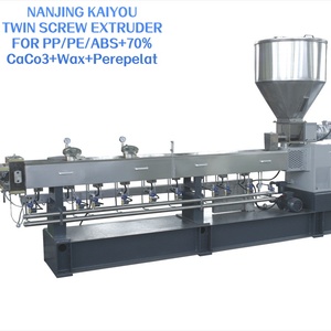 Hky95 CO-ROTATING song song đôi vít masterbatch làm cho dòng cho PP/PE/ABS + 70% caco3 + sáp - Product Image 1