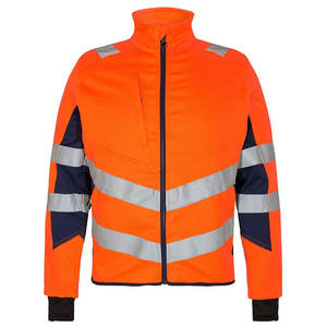Thiết kế mới nhất của nam giới softshell xây dựng Áo khoác khả năng hiển thị cao phản quang dài tay áo Windproof làm việc Áo khoác - Product Image 1
