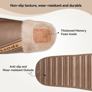 Pantofole da <span class=keywords><strong>uomo</strong></span> in memory foam traspiranti, <span class=keywords><strong>ciabatte</strong></span> da <span class=keywords><strong>casa</strong></span> con suola antiscivolo <span class=keywords><strong>per</strong></span> interni ed esterni - Product Image 4