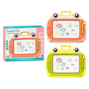 Brinquedos Educativos para Crianças, Quebra-Cabeça Escolar, Quadro de Escrita com Tema de Sapo, Brinquedos de Pintura Artística, Quadro Magnético Colorido para Desenho - Product Image 1