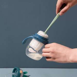 Cepillo de limpieza de tazas y botellas de agua para bebés, retráctil, de mango largo, con esponja suave, en oferta. - Product Image 4
