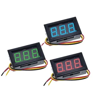 0.56 Inch DC Voltmeter Three-wire 0-100V Digital Display Digital Voltage Battery Electric Vehicle Voltmeter