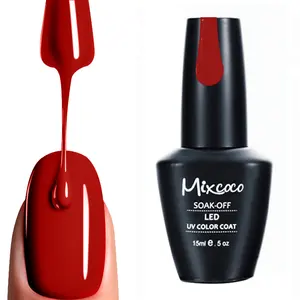 2022 Kosmetik Maniküre Gel Para Unhas Pigment rot 192 Farben Finger Nagellack Gel UV Gel Polish Für Nail Art liefert Salon