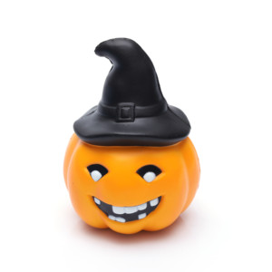 Cam Bí Ngô <span class=keywords><strong>Squishy</strong></span> Hallowmas Noctilucence Chống Căng Thẳng Bóng Skull Fom Đồ Chơi PU Foam Ngày Lễ Quà Tặng - Product Image 4