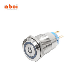 Nút Nguồn Tạm Thời Kim Loại Chống Nước 19Mm Chốt Nút Nhấn 2NO2NC Công Tắc Khởi Động Động Cơ Xe Hơi - Product Image 6