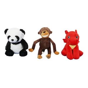 10 Zoll benutzer definierte Plüschtiere PANDA DRAGON MONKEY für GESCHENK Promotion