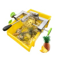 Roestvrijstalen Ananas Snijmachine Dunschiller Fruit Corer Snijmachine Keuken Easy Tool Ananas Spiraal Snijder
