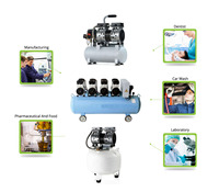 Meilleur prix OF1500 Nouveau compresseur à piston sans huile d'occasion 2hp 6 bar
