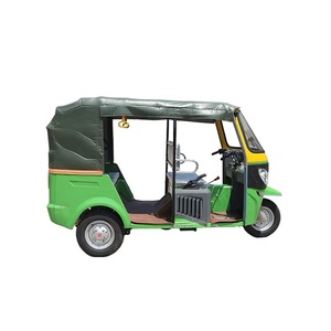 Triciclo Eléctrico de Alta Calidad, Duradero y de Fácil Mantenimiento, Tipo Tuk Tuk de 3 Ruedas para Pasajeros, Carrocería Cerrada, Marco de Acero con Alto Contenido de Carbono - Product Image 3