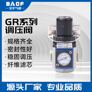 Válvula Reductora de Presión Baofeng Gr200-08 de 1/4 Pulgada, Procesador de Aire y Gas, Uso General a Temperatura Normal - Product Image 5