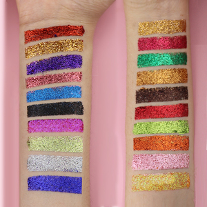 2025 superventas DIY 166 colores paleta de <span class=keywords><strong>sombras</strong></span> de ojos individuales brillo de larga duración mate brillo sombra de ojos sartenes piel oscura orgánica - Product Image 5