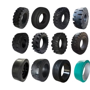 Siêu đàn hồi pucture miễn phí <span class=keywords><strong>otr</strong></span> Bánh Xe Tải lốp rắn cho Sâu Bướm mèo Hyundai với rim có sẵn 16.00 17.5 18.00 23.5-25 - Product Image 2