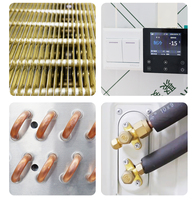 Machine de réfrigération à chambre froide à onduleur DC 2HP 3HP avec évaporateur à dégivrage à gaz chaud pour la conservation de la viande fraîche et des plats préparés