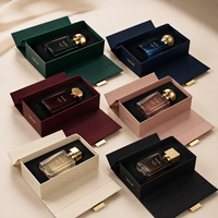 Boîte rigide pour parfum personnalisée, luxe, double porte magnétique, emballage pour flacon de parfum, boîte cadeau avec insert en EVA