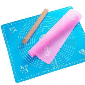 Non-slip Extra Large Measurements Silicone Baking Mat for Pastry <b>Rolling</b> Dough - Product Image 1