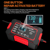 Chargeur intelligent à impulsions 12V6A pour batteries d'automobiles et de motos