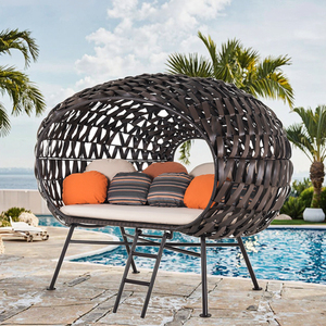 Mugao 2025 phong cách mới chim tổ hình dạng mây vườn đi văng phong cách ngoài trời Sun <span class=keywords><strong>Lounger</strong></span> - Product Image 1