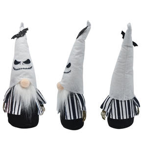 Gnomes en peluche <span class=keywords><strong>nain</strong></span> sans visage <span class=keywords><strong>Jack</strong></span> Sally en coton PP fait à la main ornements pour la décoration d'Halloween - Product Image 3