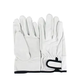 The Chinese manufacturer sells durable high quality cowhide reinforced driver gloves