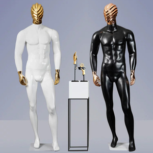 Mannequin <span class=keywords><strong>Homme</strong></span> Entier Chrome Blanc de Boutique sur Pied, Modèle Mâle Abstrait Corps Complet, Mannequins Musclés pour Costumes d'<span class=keywords><strong>Homme</strong></span> Robuste - Product Image 6