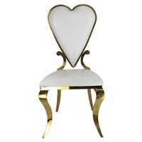 10 ans de fabrication, chaise louis en acier inoxydable, pour événements, chaise de mariage, couleur blanche