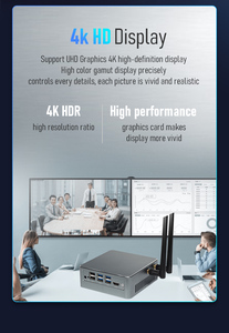 Máy tính để bàn mini hộp PC <span class=keywords><strong>i3</strong></span>/i5/i7 11th 12thcpu nhúng OEM ODM chơi game hộp máy tính kích thước nhỏ wifi HD không quạt với VESA Bracket - Product Image 5