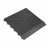 Dalles de sol suspendues pour garage, professionnelles, robustes, 18 mm |   Revêtement de sol en grille PVC emboîtable 40x40cm |   Utilisation par tous les temps