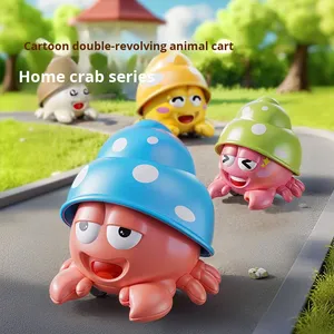 Đồ chơi xe hơi cua ẩn sĩ hoạt hình dễ thương nhỏ bằng nhựa ABS giáo dục phương pháp Montessori dành cho trẻ em trai và gái - Product Image 1