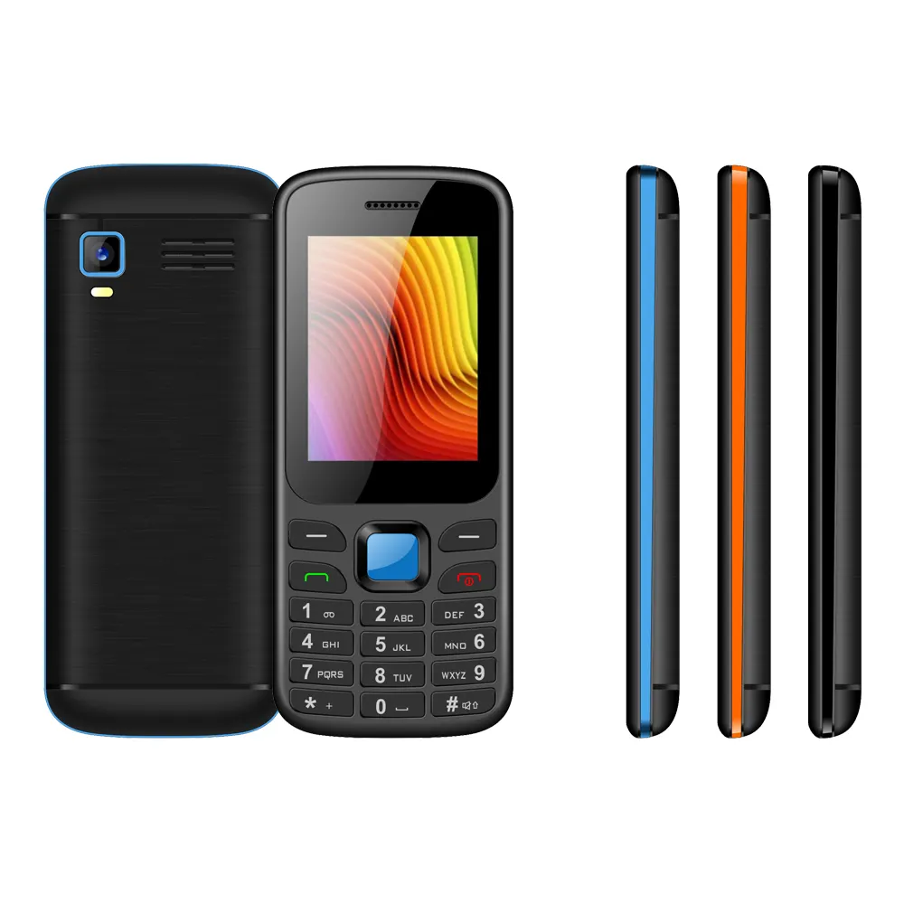 Teléfono móvil con cámara, dispositivo de 2,4 pulgadas, 2G, GSM, GPRS, Tarjeta SIM Dual, BT