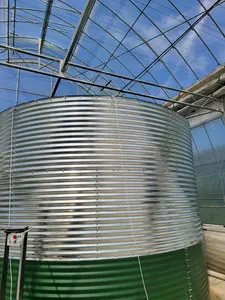 Réservoir d'eau réservoir d'eau en acier de 100000 litres faisant des machines