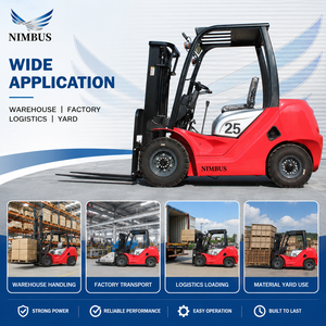 Chariot élévateur diesel NIMBUS à longue durée de vie et faible taux de défaillance, avec caméra de recul en option et mât à trois sections - Product Image 4