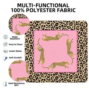 Tappetino da Mahjong Preppy Pink Tiger 31,5 Pollici Antiscivolo Insonorizzato per Giochi da Tavolo Poker Domino Melamina Casinò Intrattenimento - Product Image 4