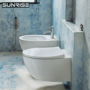 Inodoros de retrete para lavabo, <span class=keywords><strong>comprar</strong></span> <span class=keywords><strong>cisterna</strong></span> oculta, juego de <span class=keywords><strong>WC</strong></span>, recipiente para inodoro, inodoro montado en la pared, inodoro occidental, cerámica sin montura, 3/6L - Product Image 5