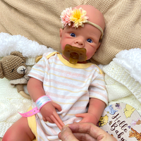 Poupées reborn réalistes Bettie de 20 pouces en silicone intégral pour filles, avec sucette, toucher doux, anatomiquement correctes, cadeau compagnon pour enfants