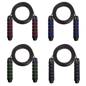 Fabricante de cuerda de saltar para entrenamiento de examen de ingreso a la escuela secundaria, cuerda de saltar de alambre de acero con soporte de peso para estudiantes - Product Image 2