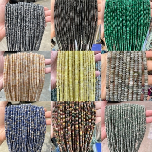 JD 젬스 도매 4*<span class=keywords><strong>2mm</strong></span> 고품질 천연석 주판형 루스 비즈 DIY 주얼리 제작용 남녀 공용 - Product Image 3
