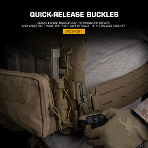 WOSPORT Quick Release MOLLE ARC Plate Carrier V2 para Air Soft Sport CS Game - Product Image 3