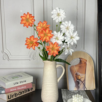 Künstliche Lilienblume Seiden-Blumenarrangement Realistische Handgefertigte Stielblumen für Hochzeit Heim-Dekoration