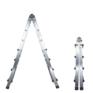 Scala Telescopica in Alluminio 3+3 Gradini Profilo 67 mm - Product Image 3